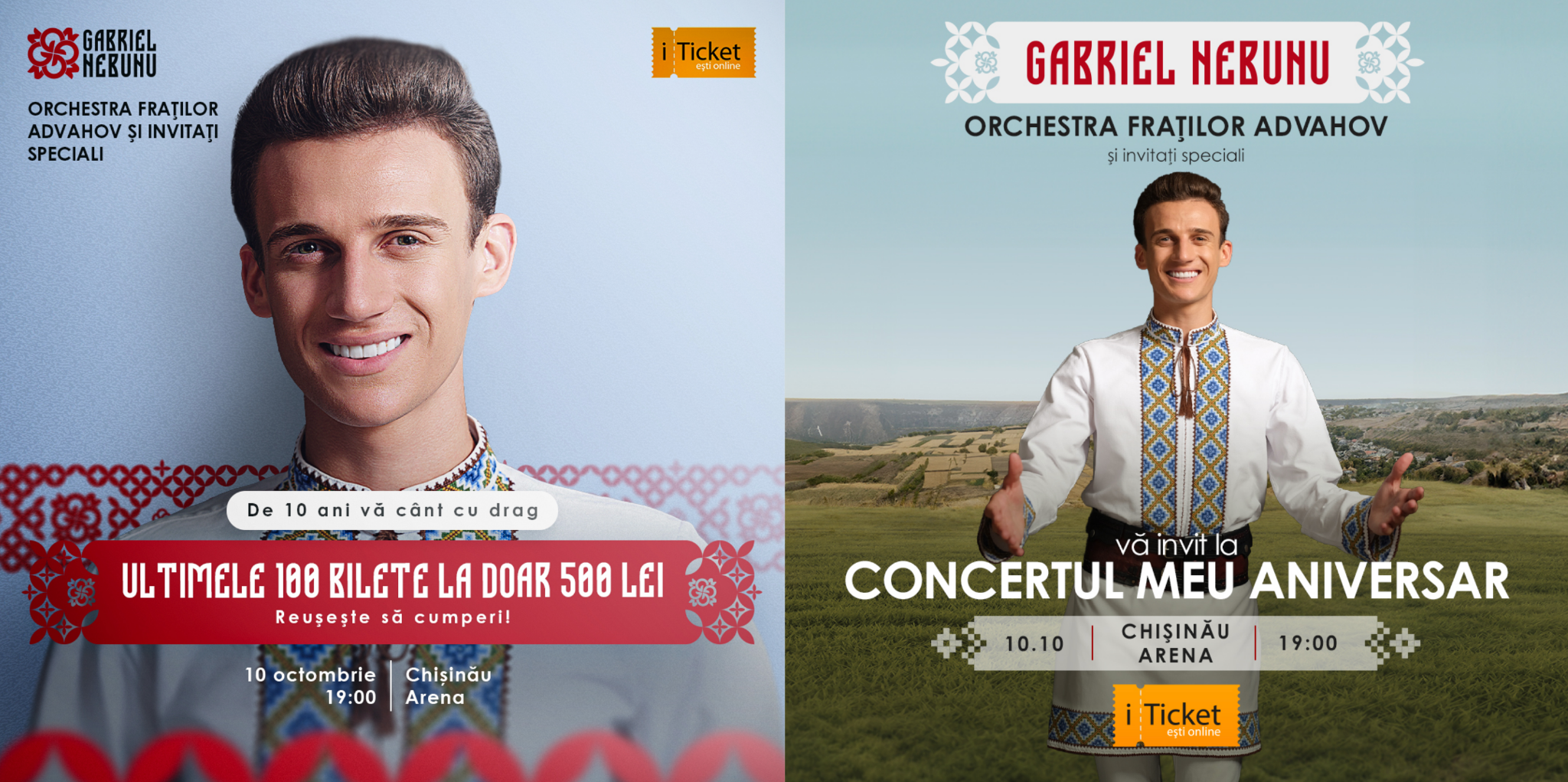 Imagine din concertul aniversar Gabriel Nebunu